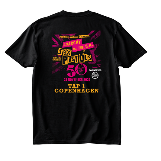 T-Shirt - GOD SAVE COPENHAGEN - Udleveres 28. Nov. 2026 i TAP 1
